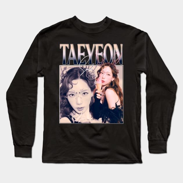 SNSD TAEYEON BOOTLEG Long Sleeve T-Shirt by Vinsgraphic 